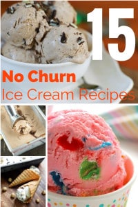 15 No Churn Ice Cream Recipes - Mom vs the Boys