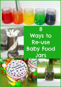 Ways to Re Use Baby Food Jars