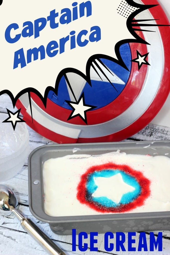 Captain America Ice Cream - Mom vs the Boys
