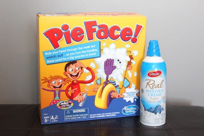 Pie Face Game Whipped Cream Family Game Kids Ages 5 and Up