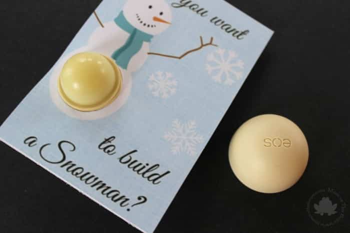 eos snowman printable gift