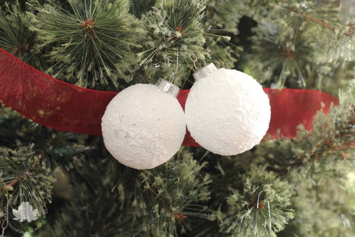 Snowball Ornaments easy enough for the kids to make