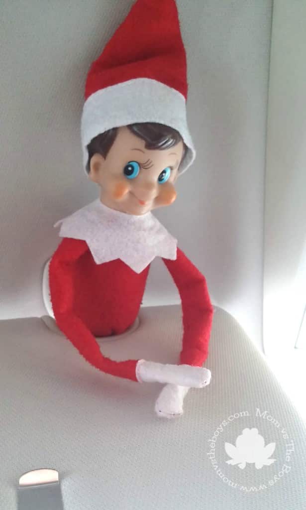 Quick and Easy Elf on the Shelf Ideas – Mom vs the Boys