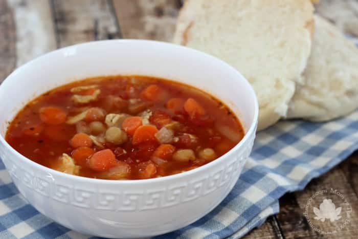chicken and chickpea soup