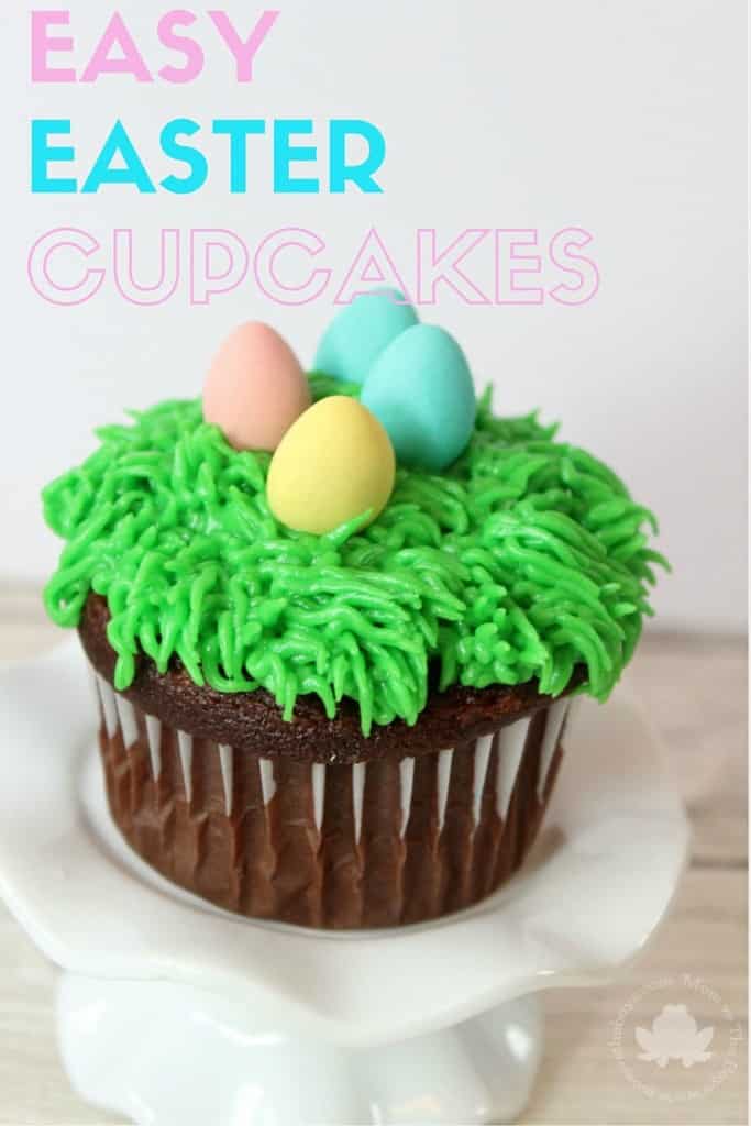 Easy Easter Cupcakes - Mom vs the Boys