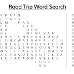Road Trip Word Search