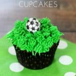 Soccer Cupcakes - Mom vs the Boys