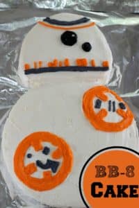 BB-8 Cake - Get the how-to at Mom vs the Boys