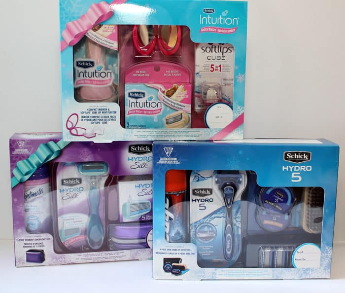 Schick holiday gift packs