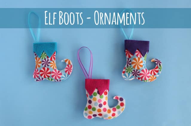 Elf Boot ornaments