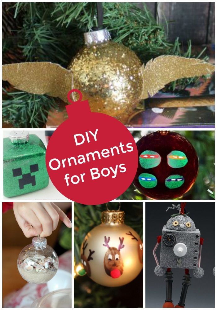 DIY Ornaments that Boys will want to make - Mom vs the Boys
