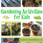 Gardening Activities for Kids - Mom vs the Boys