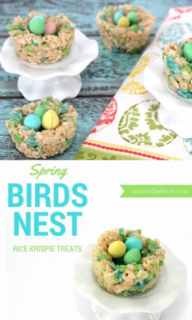 birds nest rice krispie treats