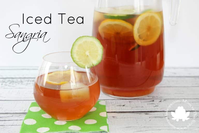 Iced Tea Sangria Recipe - Mom vs the Boys