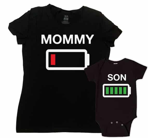 matching t shirts mom and son