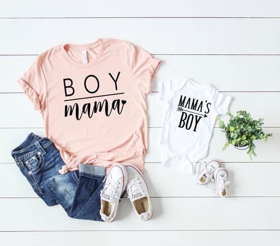 Mommy And Son Shirts For Boy Moms