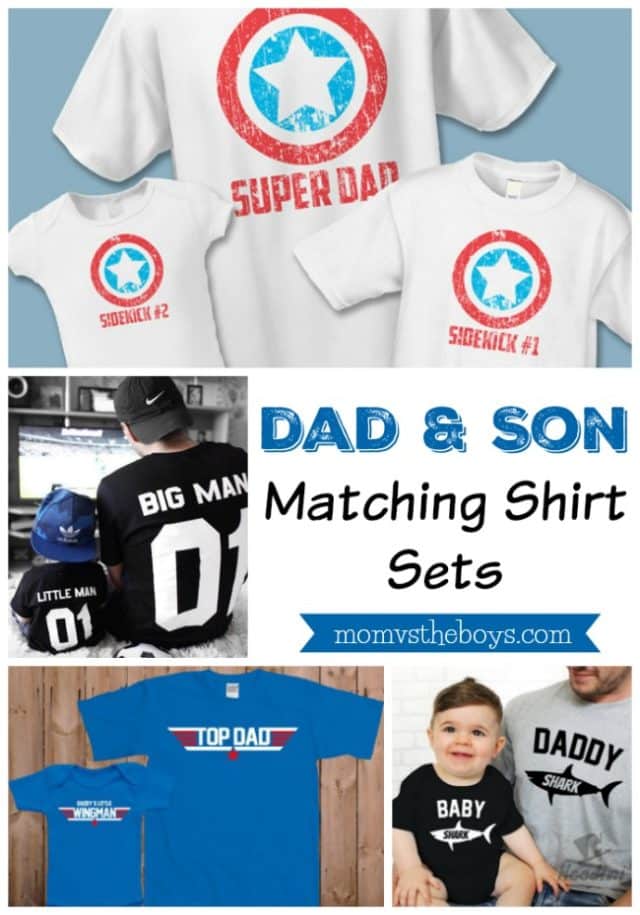 fathers day shirts for dad and sons