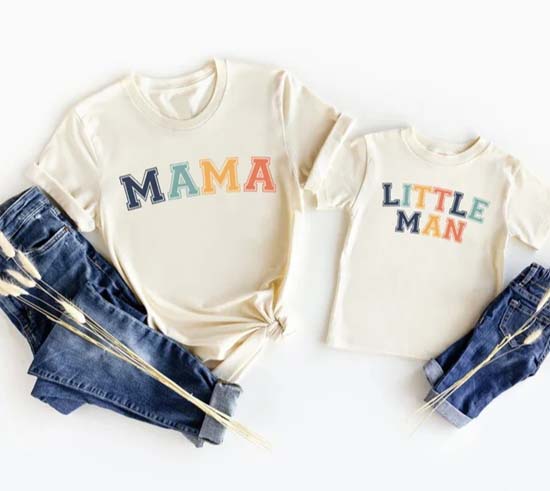 mama and little man tees