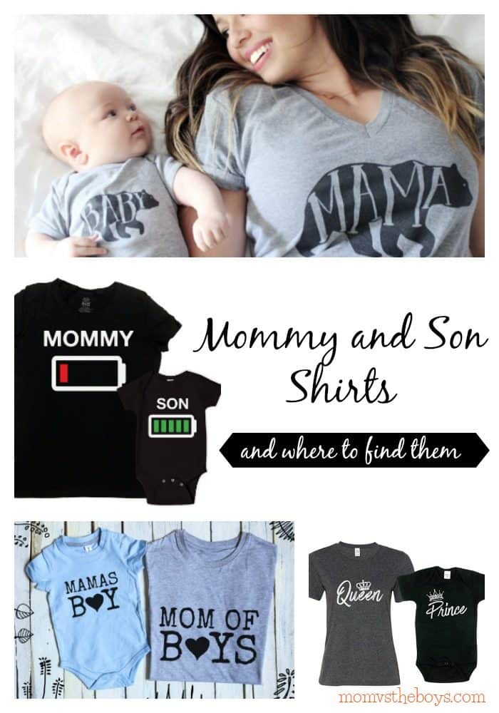 mom and baby boy matching shirts