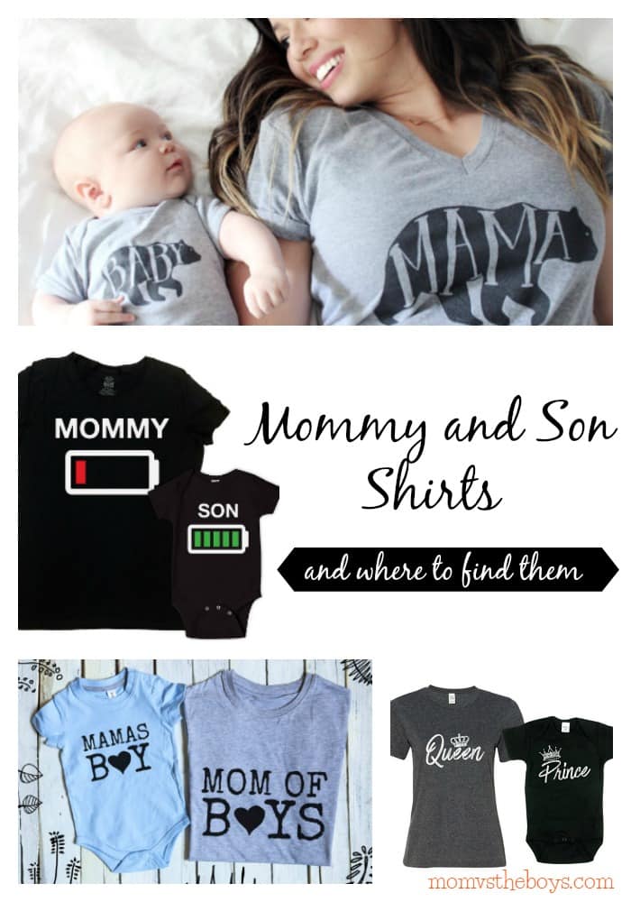 I Love My Boys, I Love My Mama, Matching Boy Mama Shirts, Mama Of Boys, Mommy And Me Matching Tees For Mother's Day, Mama And Me Tees