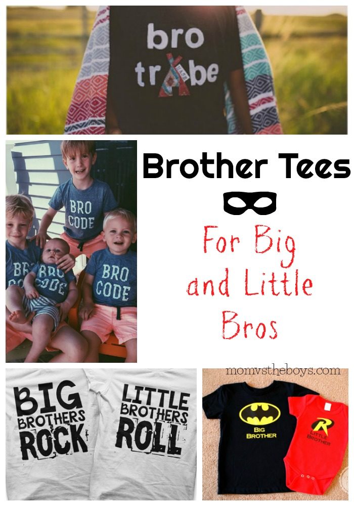 Brother Tees, For Big and Little Bros - Mom vs the boys
