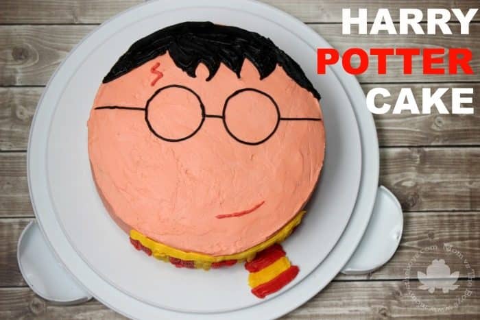 Harry Potter Cake - Mom vs the Boys