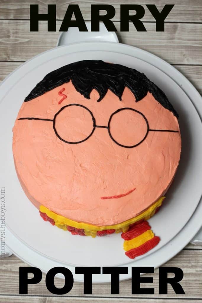 Harry Potter birthday Cake - Mom vs the Boys