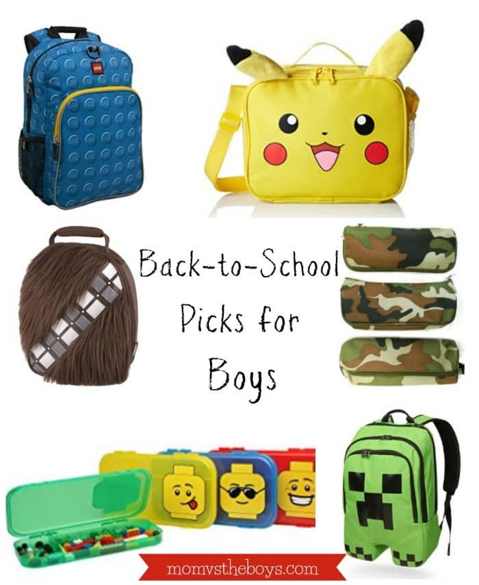 Back to School Picks for Boys - Mom vs the Boys