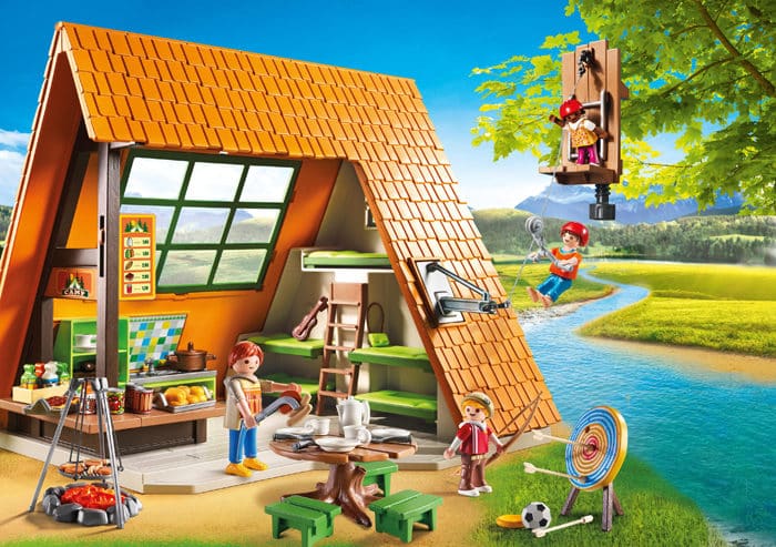 playmobil camping lodge