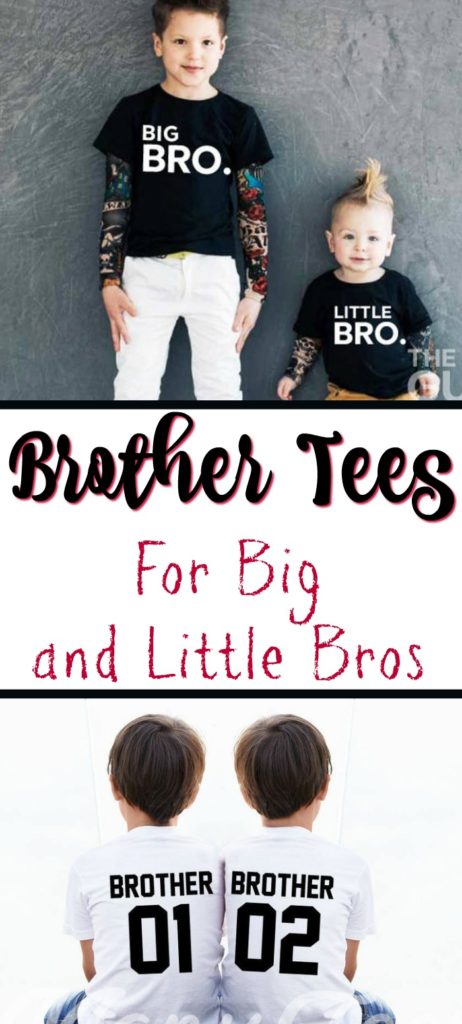 Brother Tees for big and little brothers