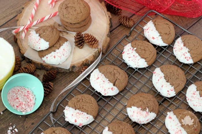 Chocolate Peppermint Cookies - Mom vs the Boys