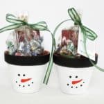 snowman gift pots teacher gifts