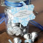 If Kisses Were Snowflakes- Hershey Kisses Treat Jar with Printable