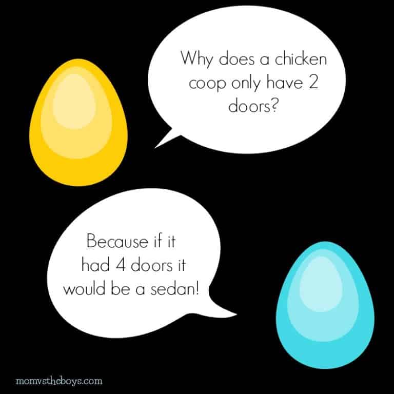 30 Egg-cellent Easter Jokes for Kids - Mom vs the Boys