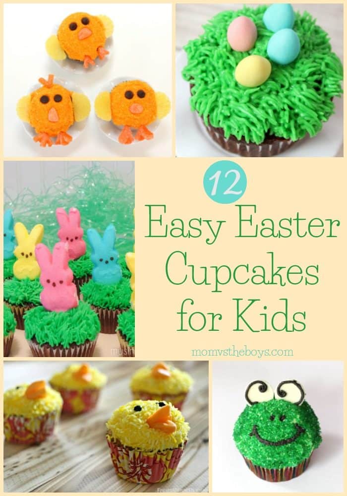 12 Easy Easter Cupcakes for Kids