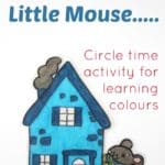Little Mouse, Little Mouse.... Activity for Learning Colours - Mom vs the Boys
