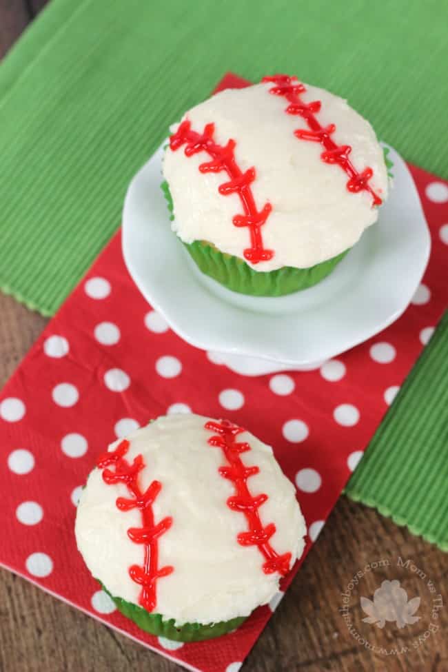 Baseball Cupcakes