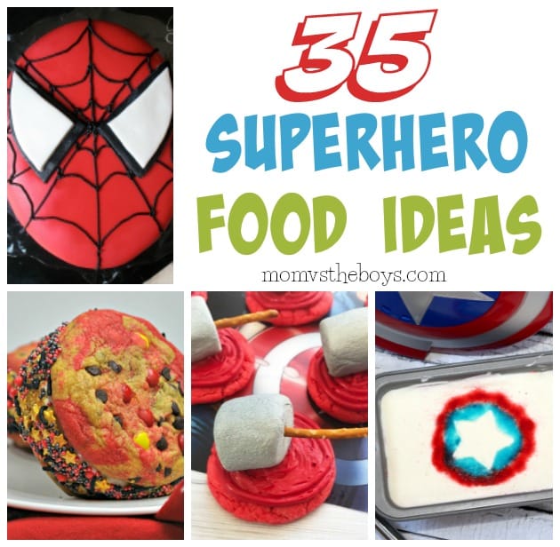 Superhero Food Ideas - Mom vs the Boys