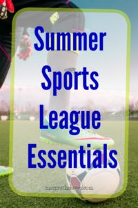 summer sports league essentials