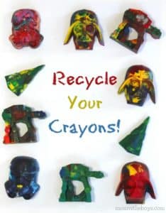 Recycle Crayons To Give Them New Life!