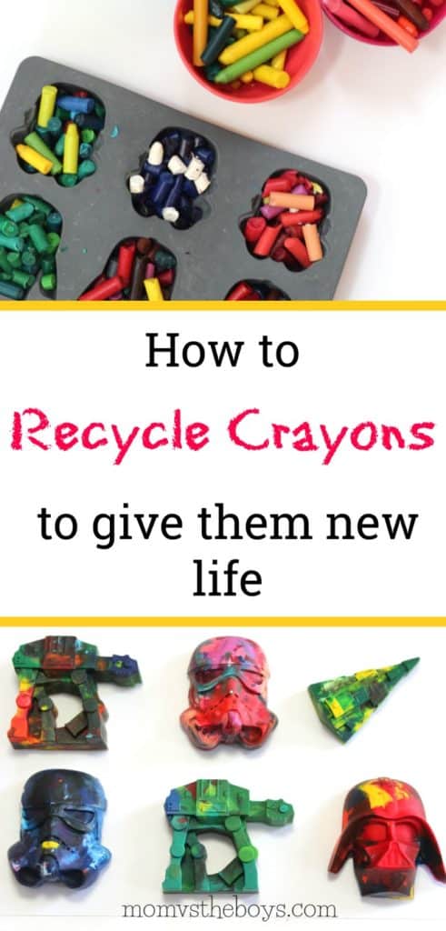 Recycle Broken Crayons to Give Them New Life! Mom vs the Boys