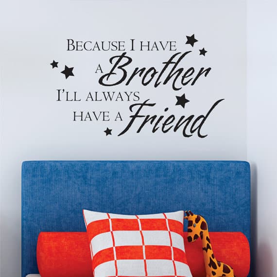 brother wall decal