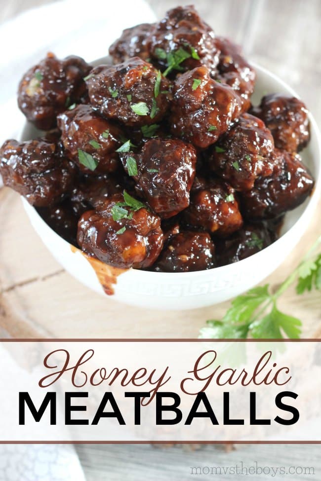 honey garlic meatballs 