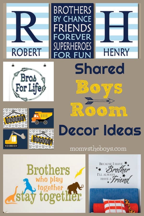 Adorable Shared Boys Room Decor Ideas Mom Vs The - Friends Room Decor Ideas
