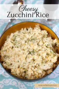 cheesy zucchini rice