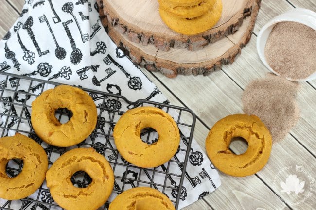 pumpkin donuts before sugar