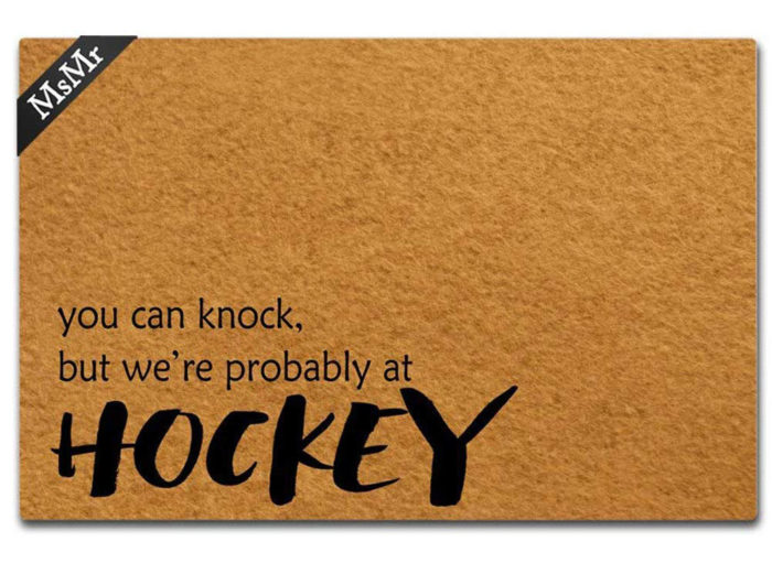 at hockey doormat