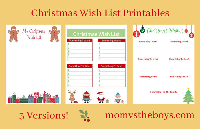 My Christmas Wish List – Freebie Finding Mom