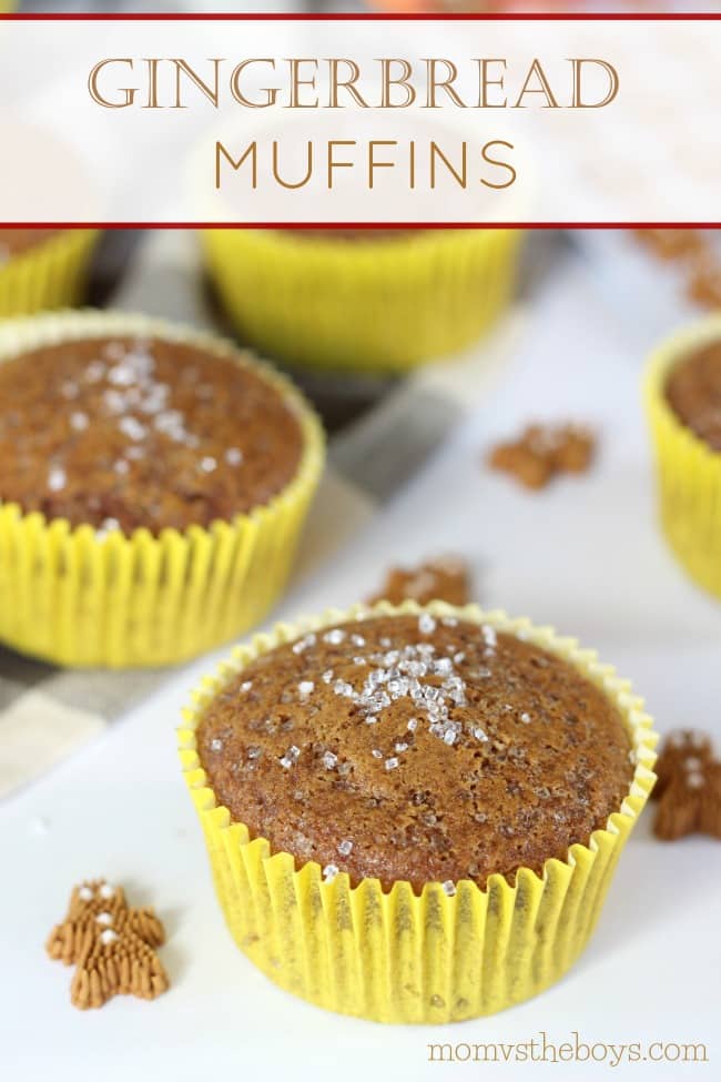 Gingerbread Muffins are soft and delicious, the perfect way to enjoy gingerbread flavour over the Christmas season. 