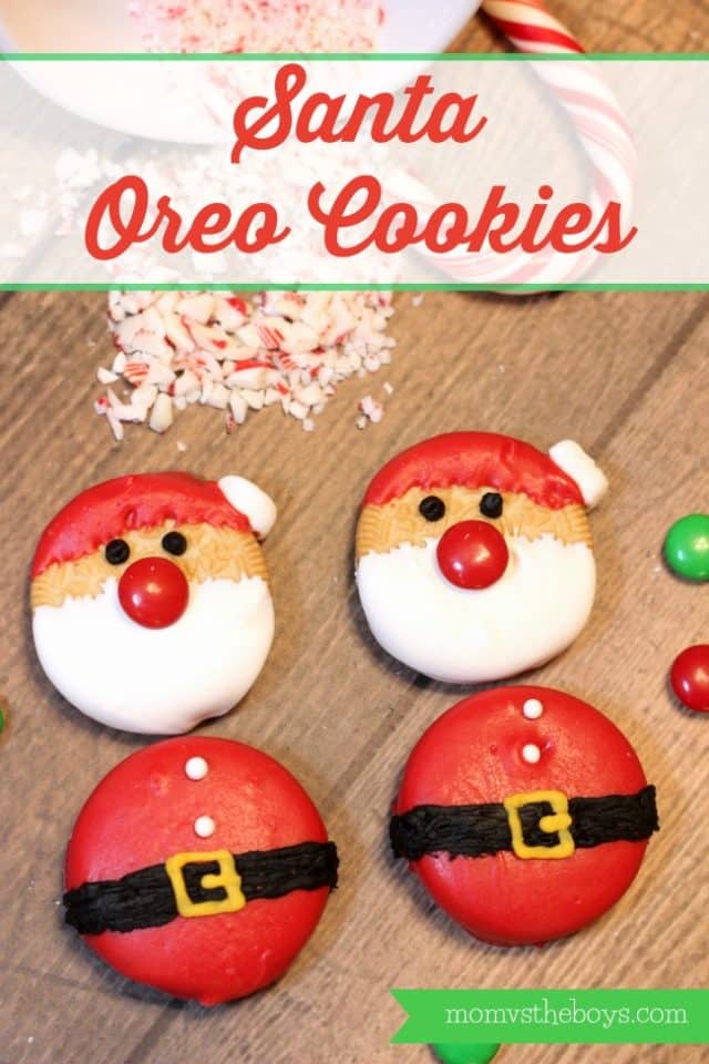 santa oreo cookies